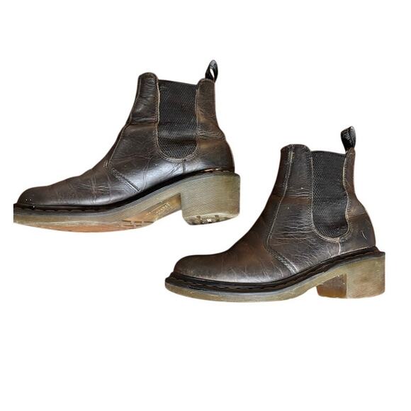 Dr Martens Cadence Boots Women's Size 9 Chelsea Platform Heel Pull On Shoes - Picture 6 of 10